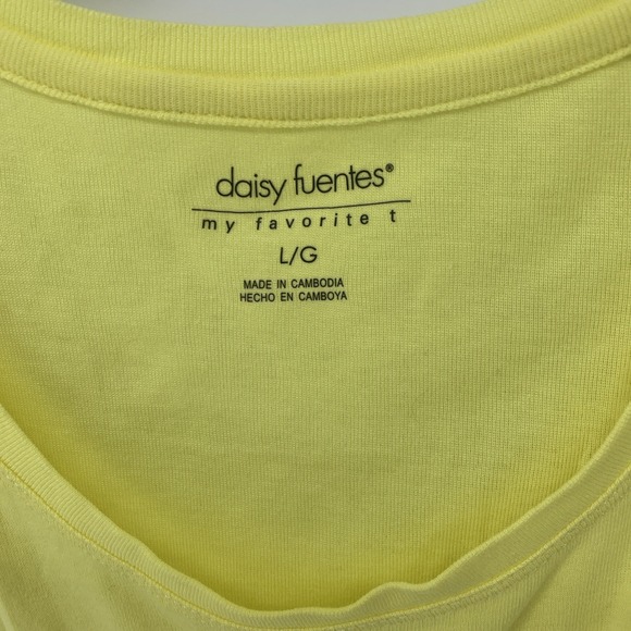 LOT Daisy  Fuentes My Favorite T Shirt Slim Fit  Long & Short Sleeve Large - Picture 6 of 16